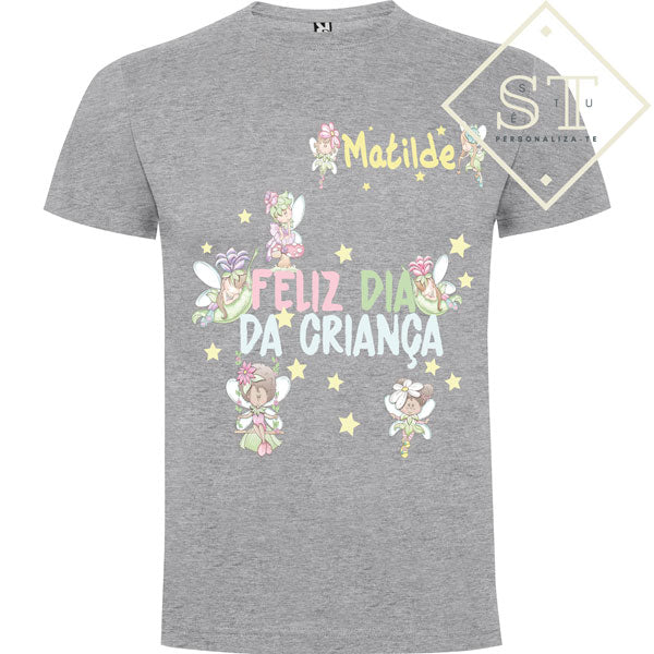 Feliz dia das Crianças Fadas (Com nome) - Sê-Tu